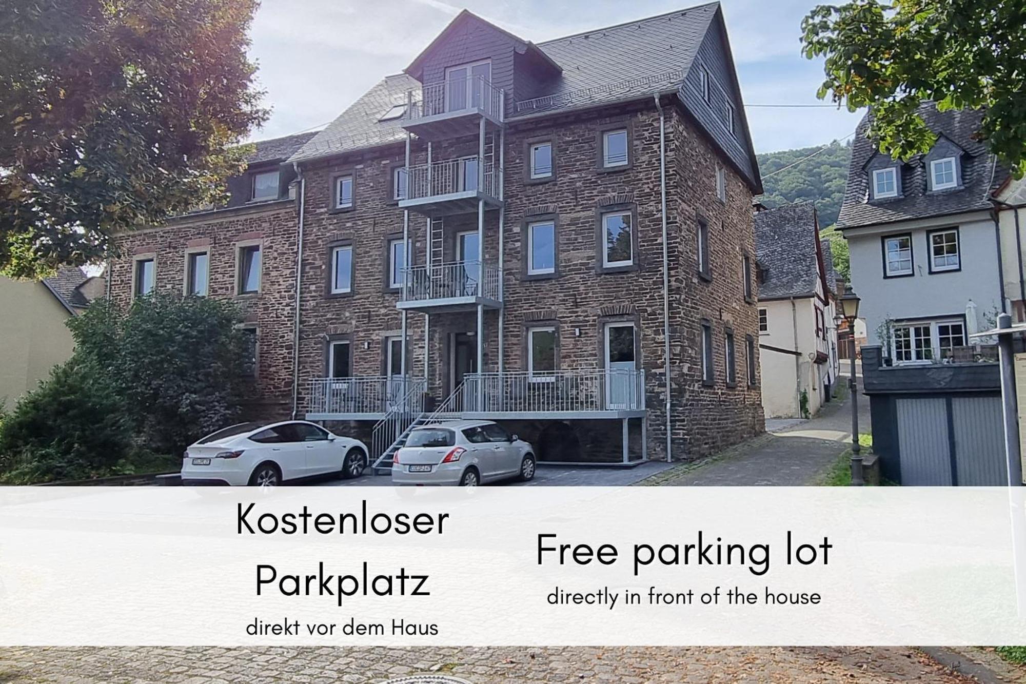 Апартаменты Winzerhaus Am Calmont - Terrasse Der Ruhe Бремм Экстерьер фото